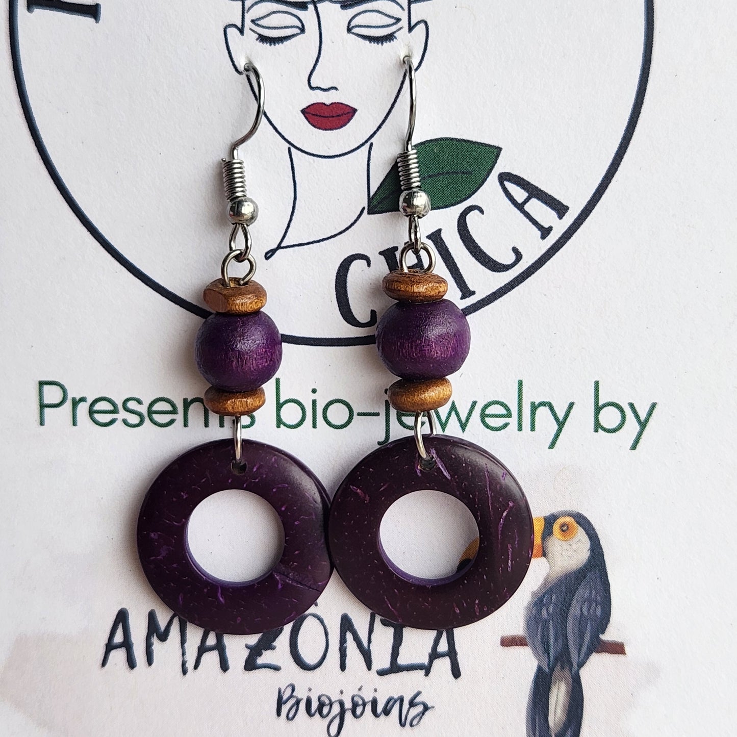 Dani Coconut Earrings