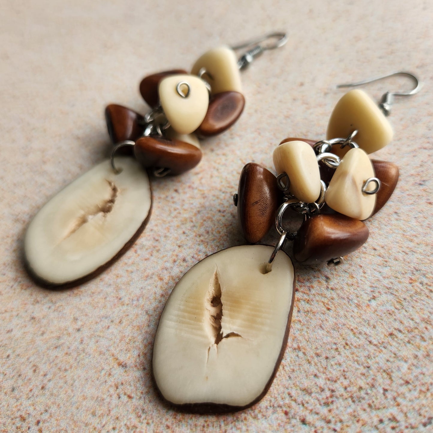 Ano Novo Tagua Earrings