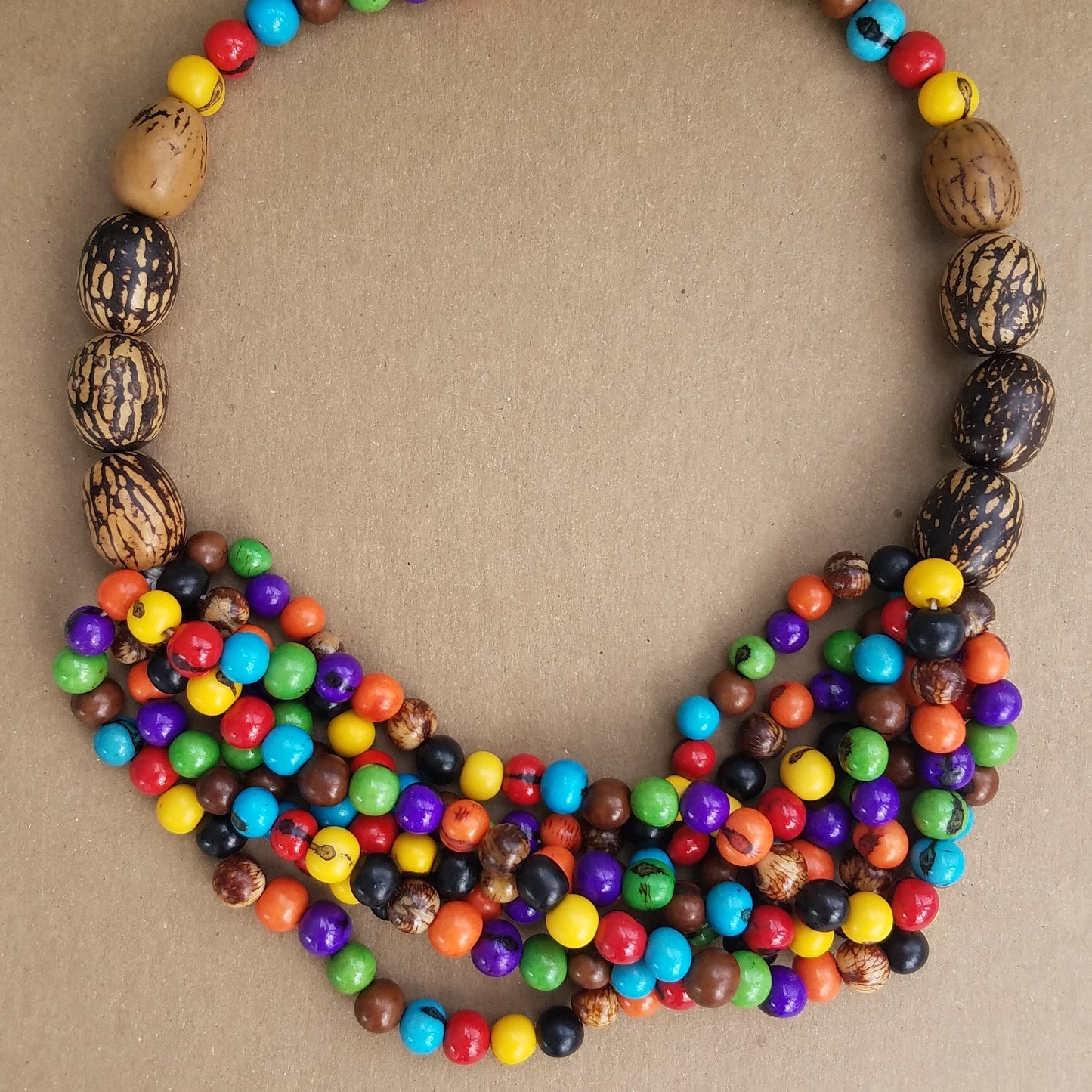 Marcela Necklace - Açaí & Tagua