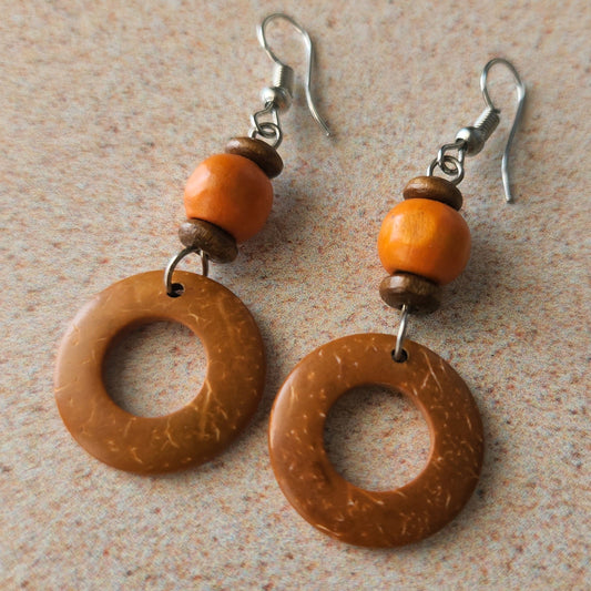 Dani Coconut Earrings
