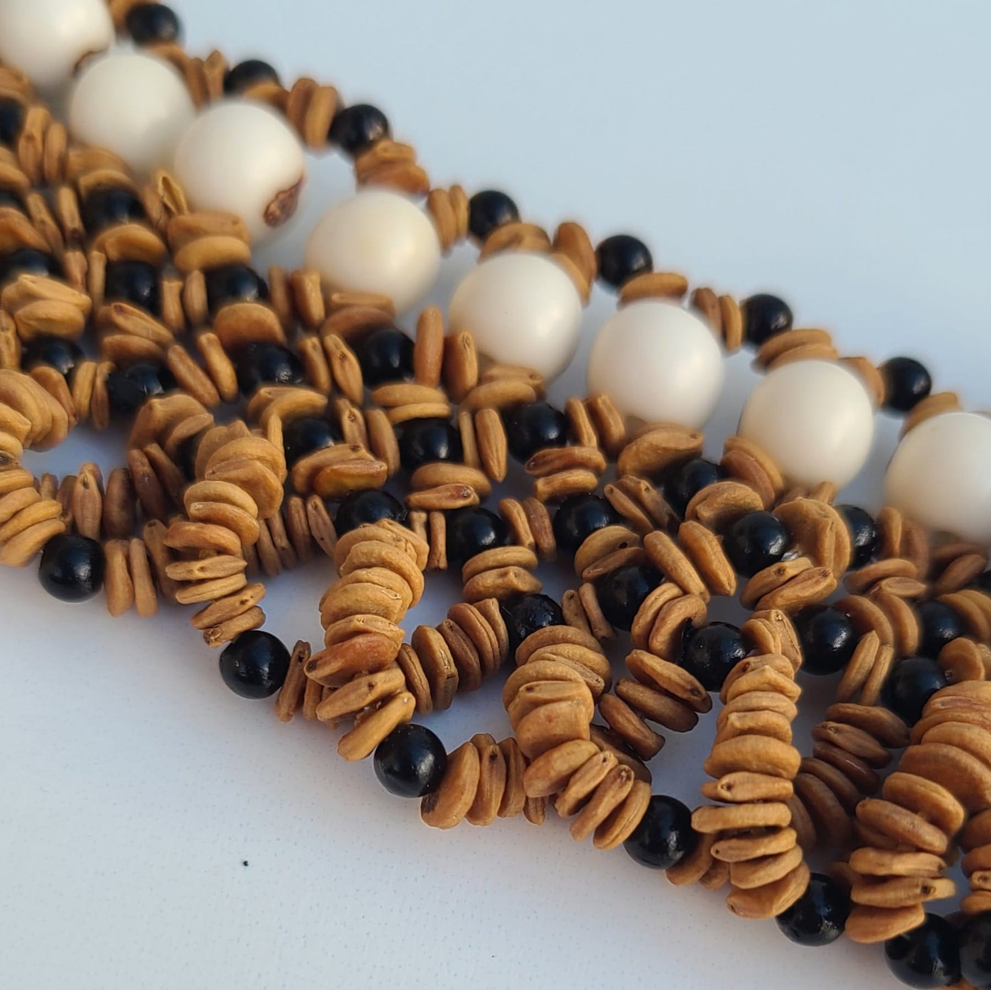 Tikuna Necklaces - Morototo, Acai and Tagua Seeds